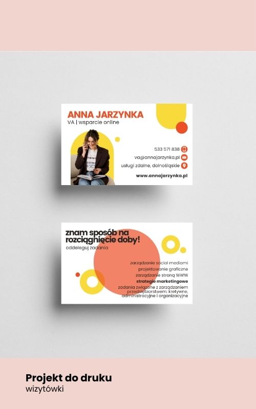 oto portfolio annajarzynka wirtualna asystentka portoflio grafiki animacje druk social media